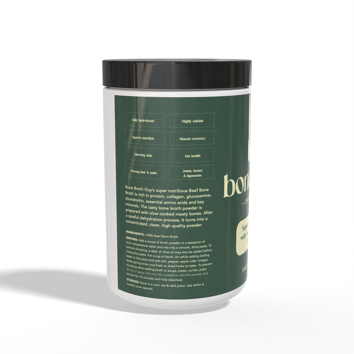 Organic Beef Bone Broth Powder (350g)