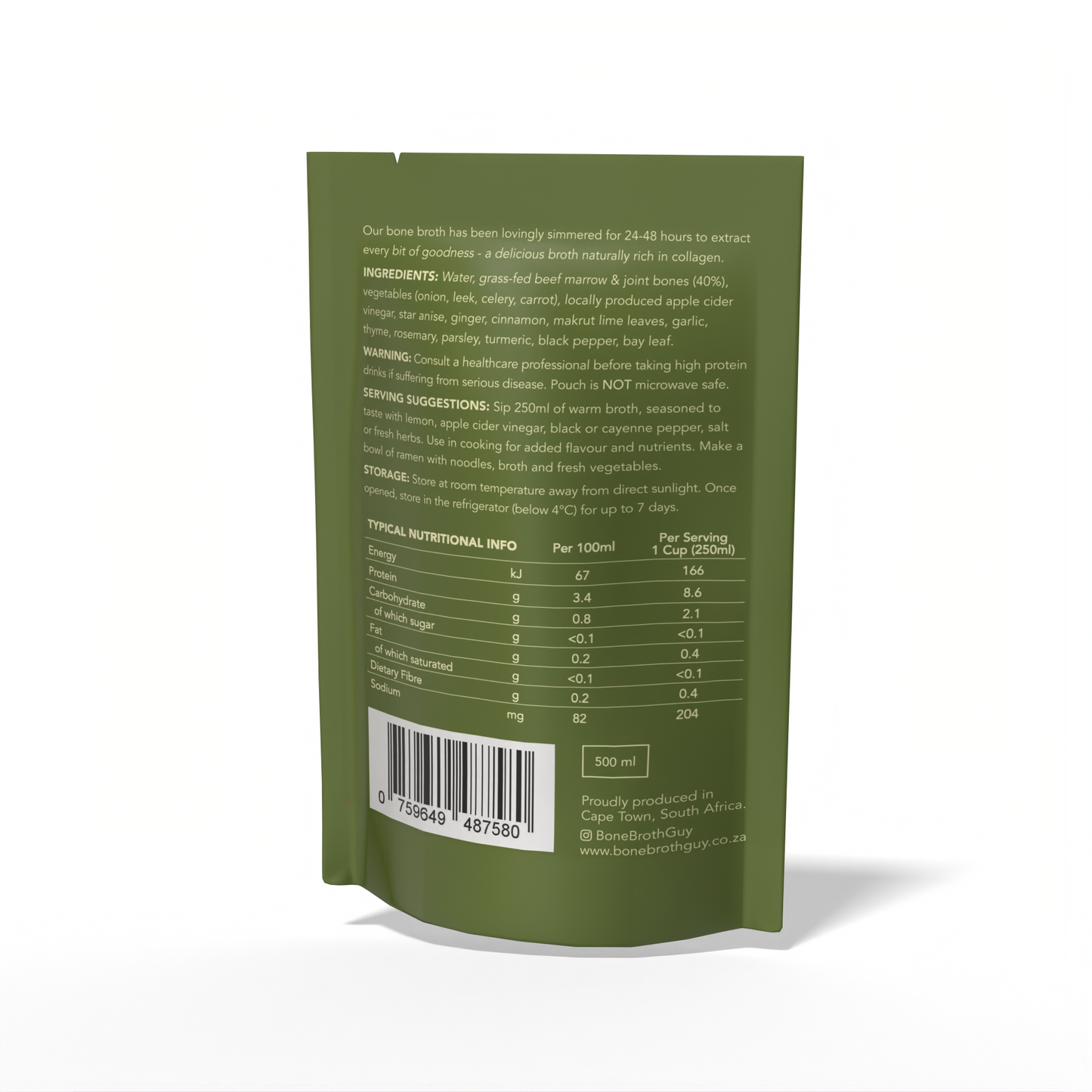 Asian Beef Bone Broth (500ml)