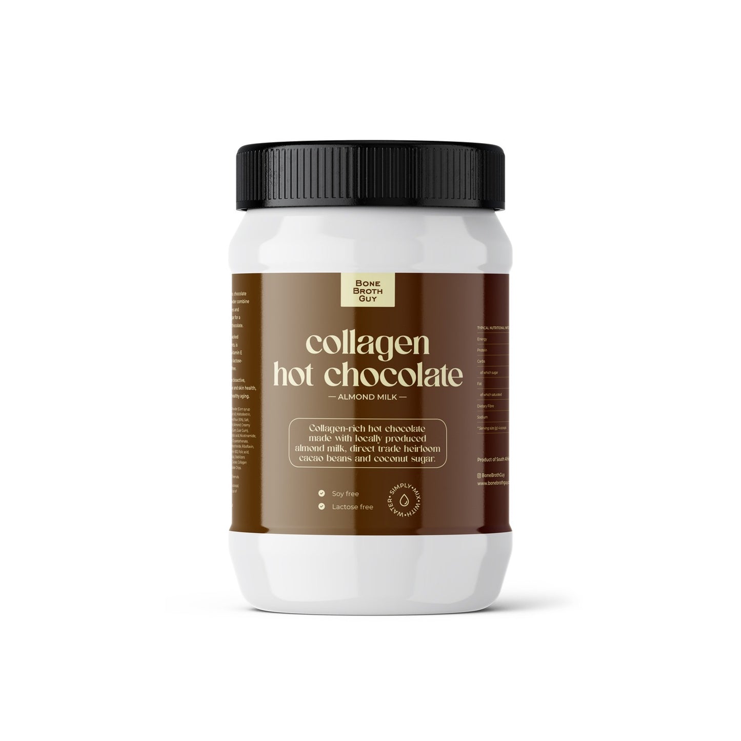 Almond milk Collagen Hot Chocolate 500g