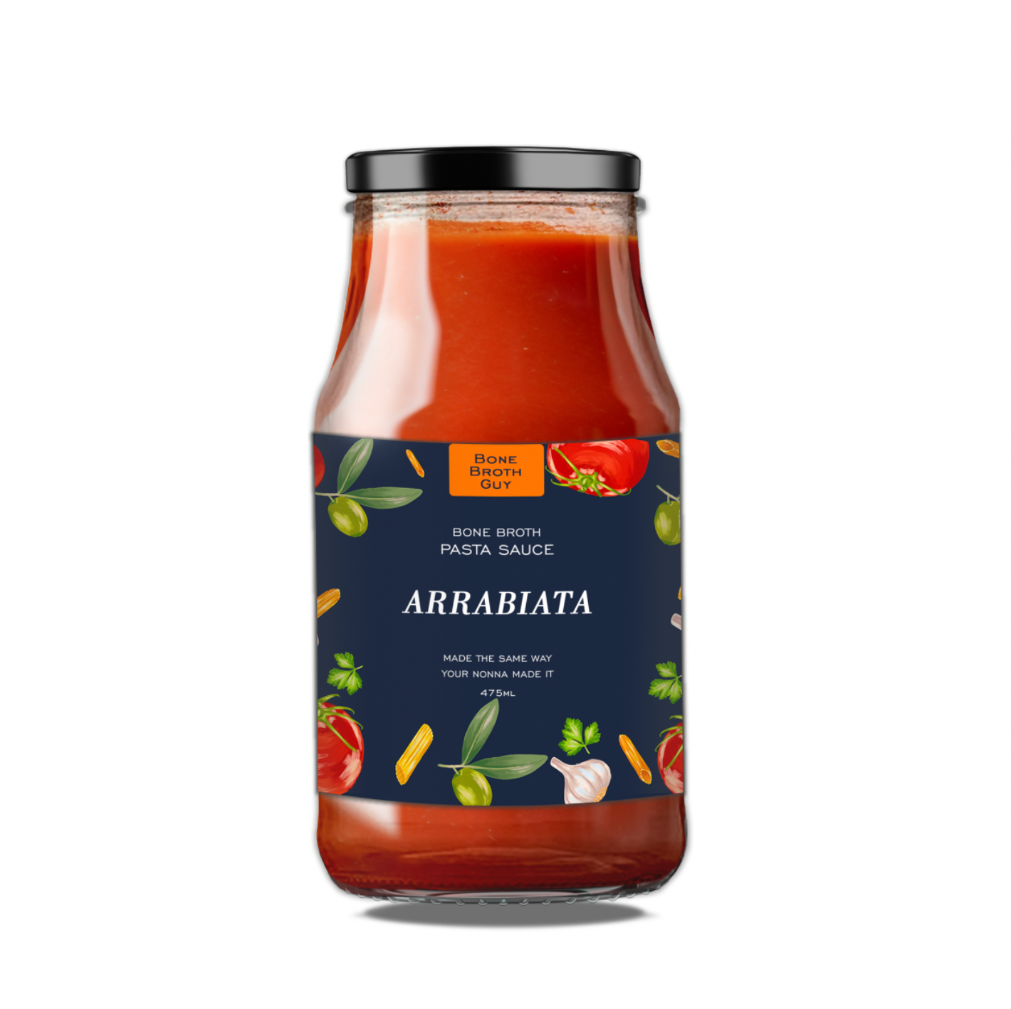 Arrabbiata Bone Broth Pasta Sause 475ml