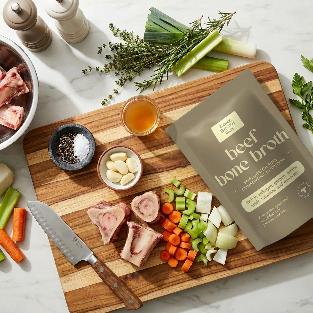 Beef Bone Broth (500ml)
