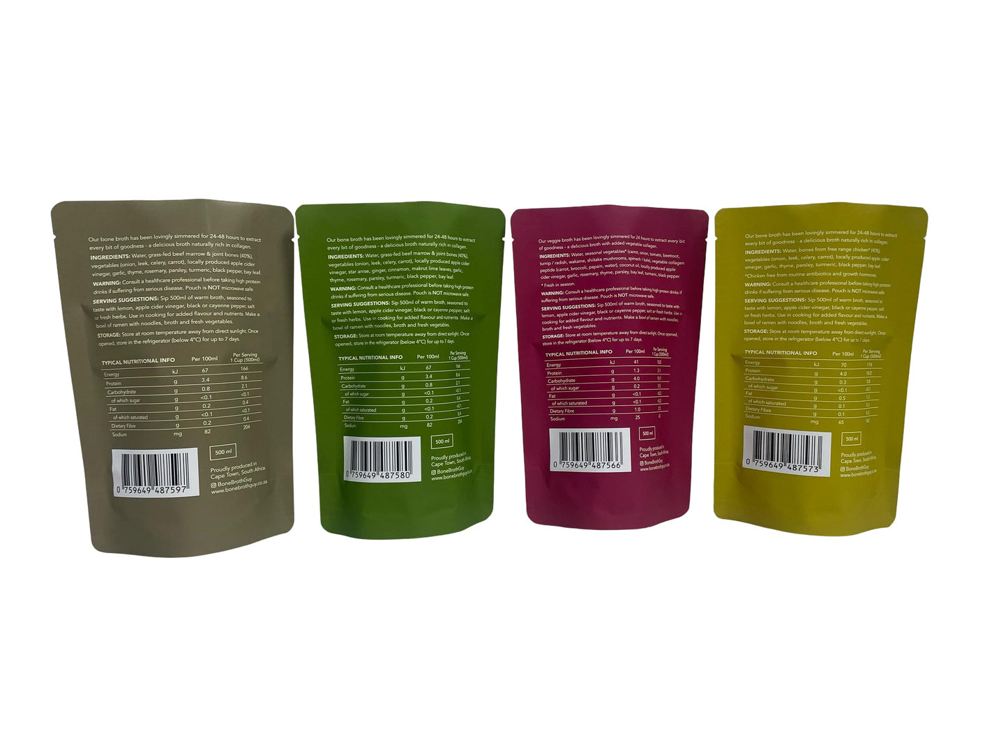 Multi Pack Bone Broth  (8 units)