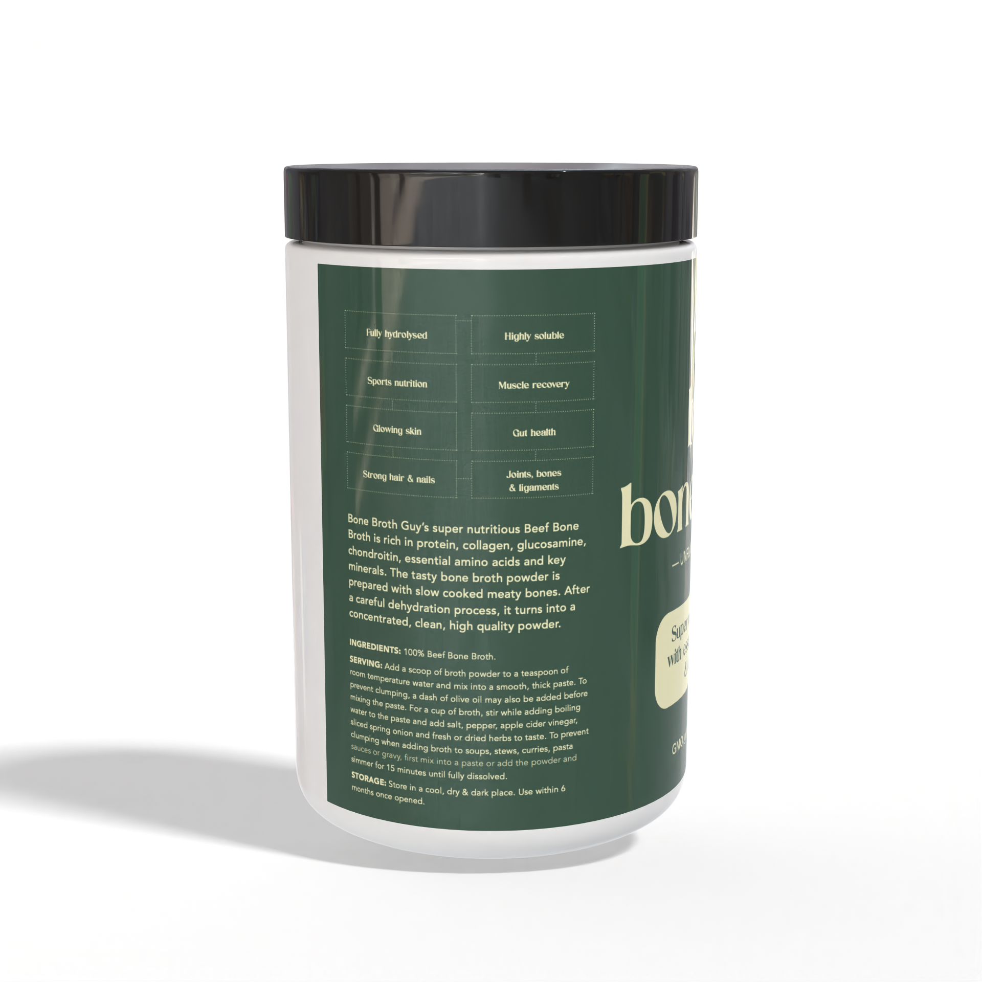 Organic Beef Bone Broth Powder (350g)