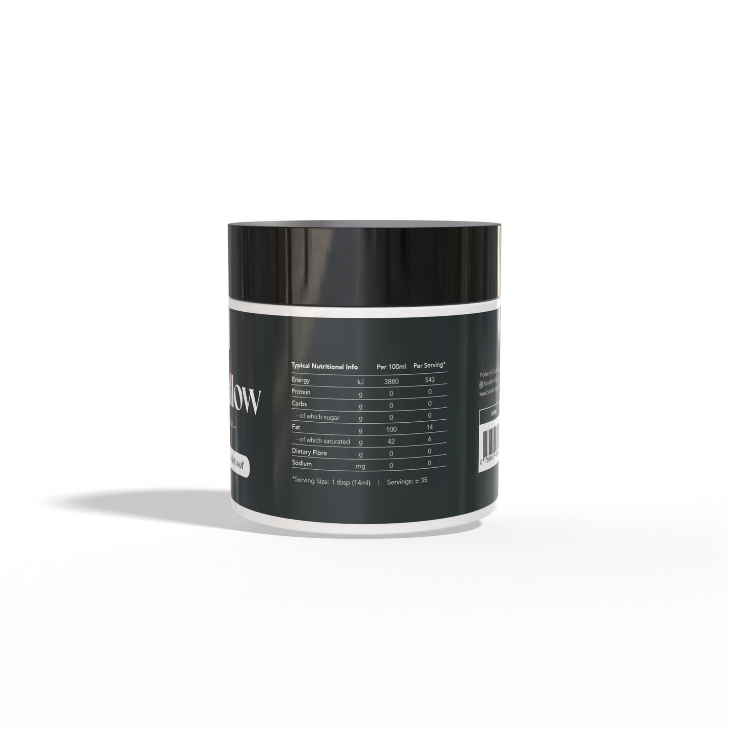 Beef Tallow 500ml (Cooking tallow)