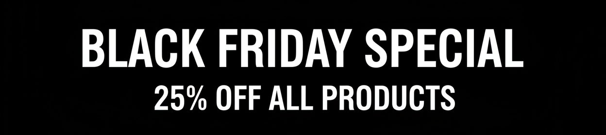 Bone Broth Guy Black Friday 25% off all products banner