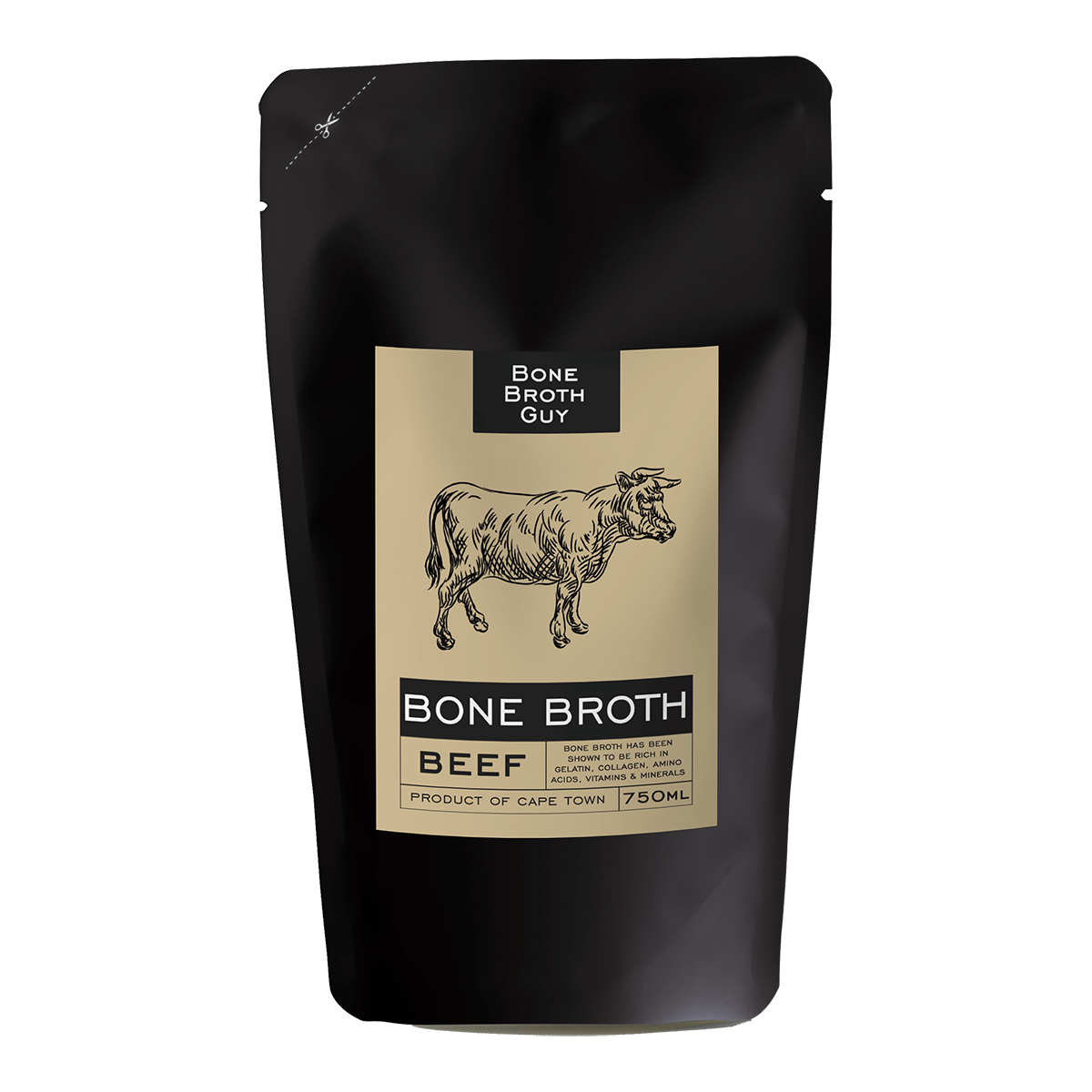 Beef Bone Broth (750ml)