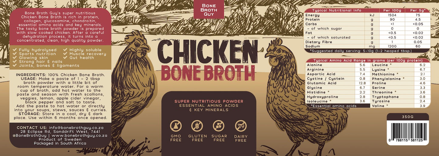 Chicken Bone Broth Powder (350g)