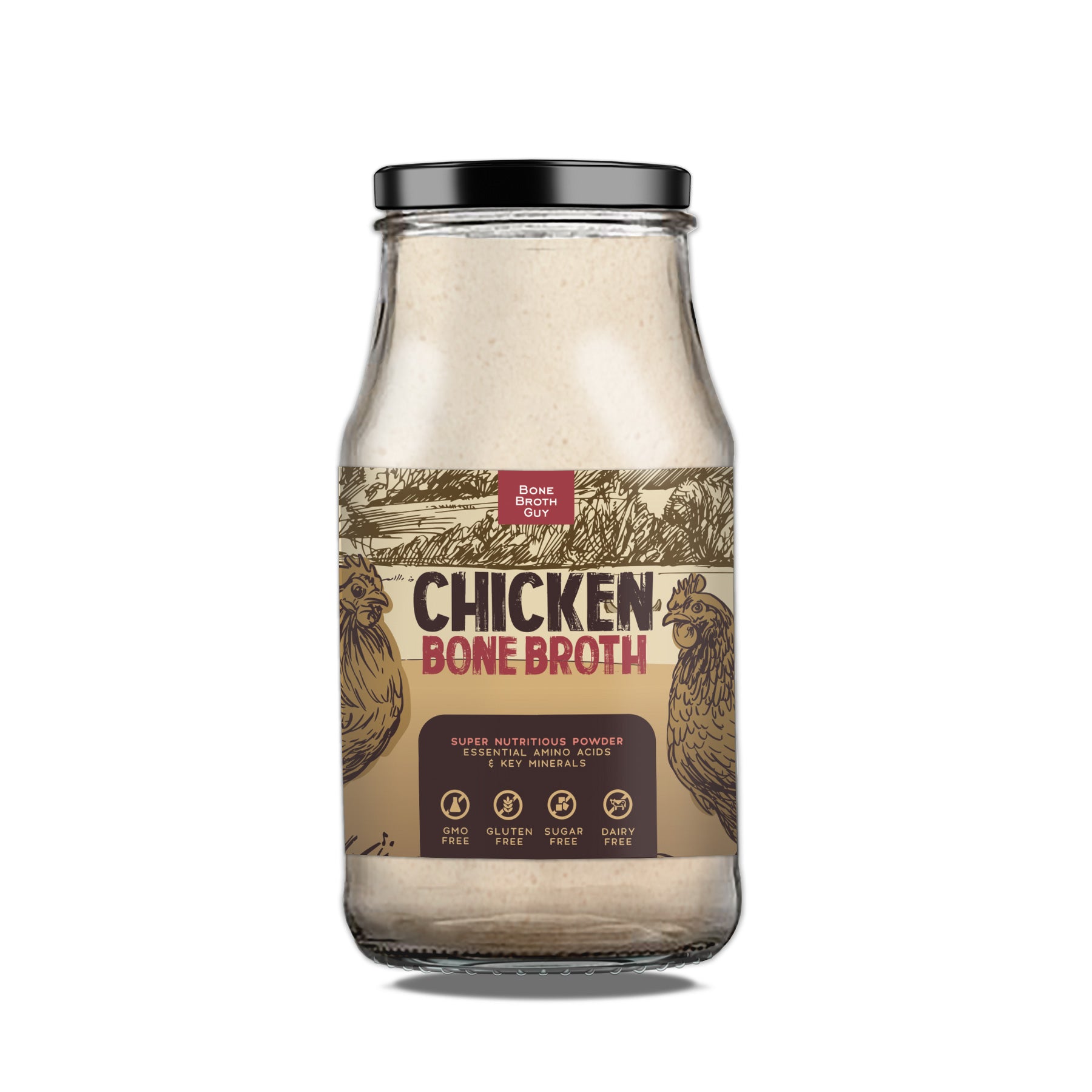 Chicken Bone Broth Powder (220g) Bone Broth Guy
